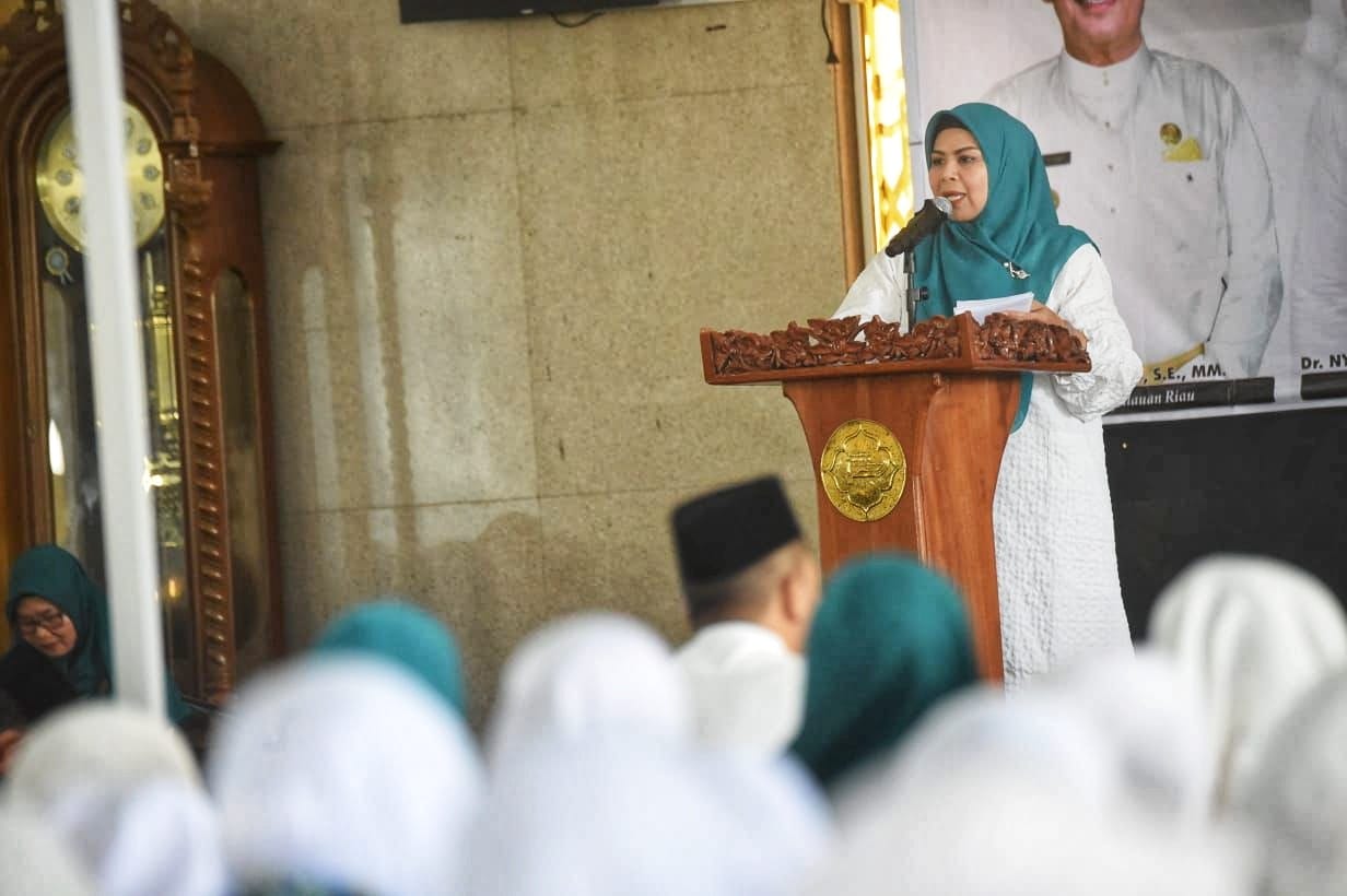 Sambut Ramadhan, Masjid Raya Nur Ilahi dan TP-PKK Kepri Gelar Tabligh Akbar