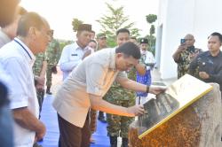 Gubernur Ansar Dampingi Menhan RI Resmikan Masjid Bintang Amin Angkasa di Lanud Hang Nadim Batam